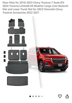 Cargo liners for 2018 to 2023 Chevy traverse Cargo liners for 2018 to 2023 Chevy traverse