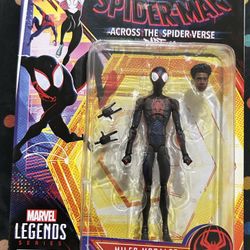 Marvel Legends Series Miles Morales, Spider-Man: Into the Spider-Verse Collectible Action Figure (6”)