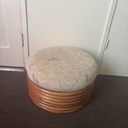 Bamboo Ottoman 