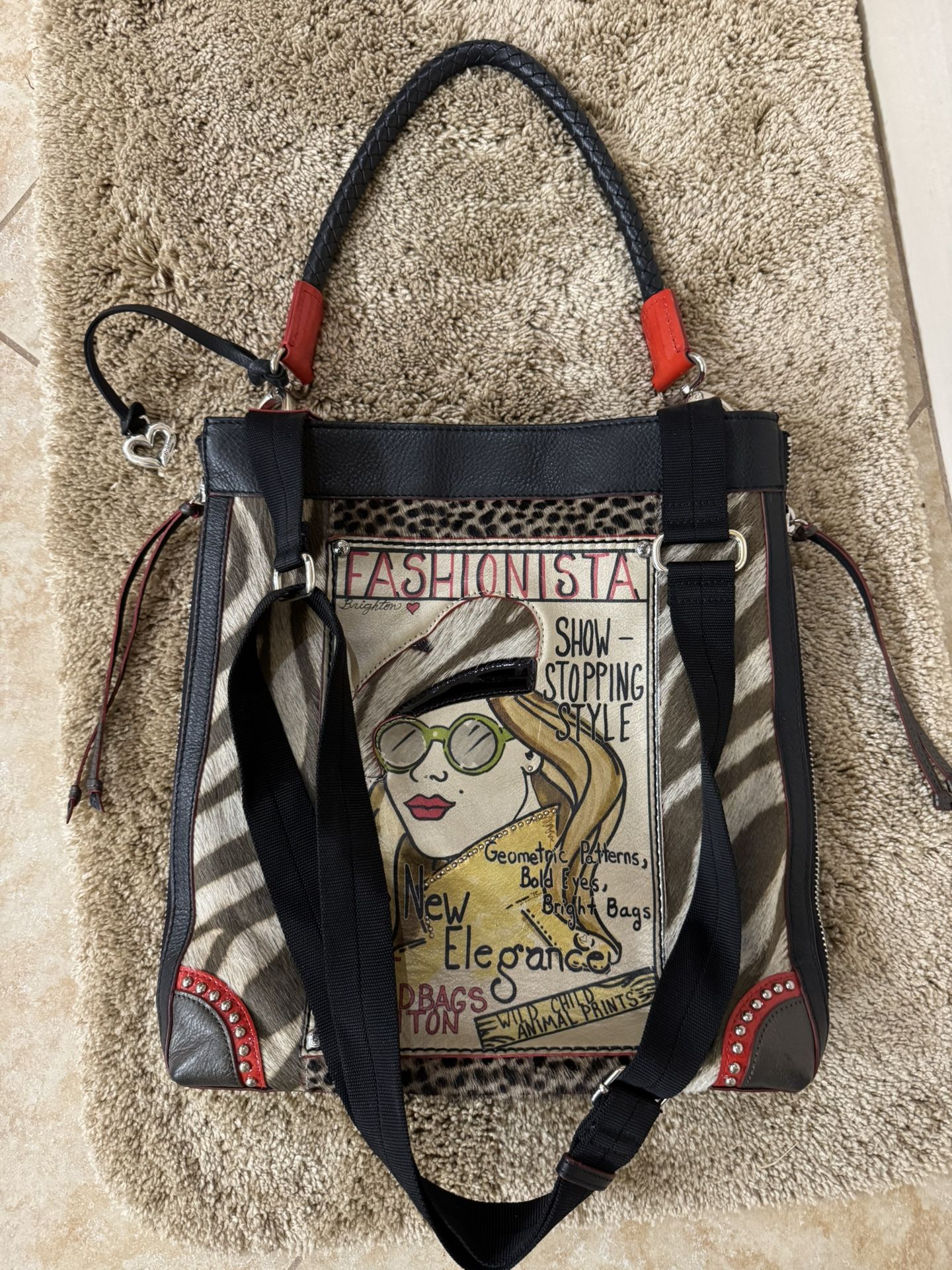 Brighton Fashionista Glam Handbag/tote