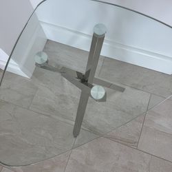 Modern Glass End Table