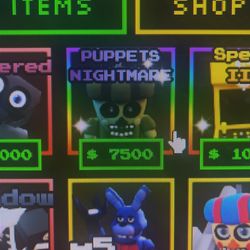 Roblox Five Nights TD (shiny phantom Ballon boy)