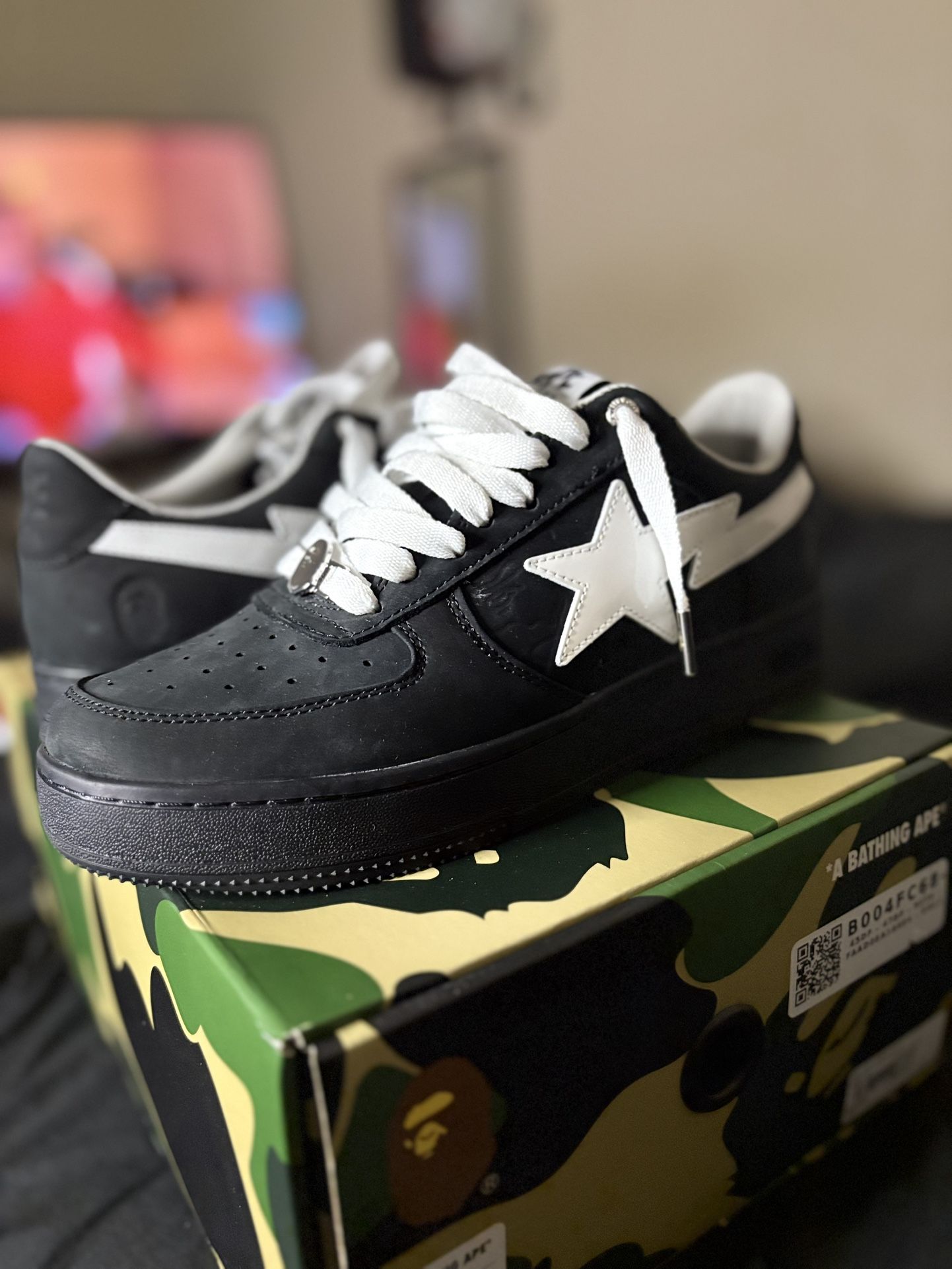 Blk/Wht Bapesta