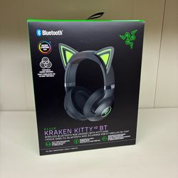 Razer Kraken Kitty V2 BT Wireless Bluetooth Gaming Headset RGB Cat Ears Black