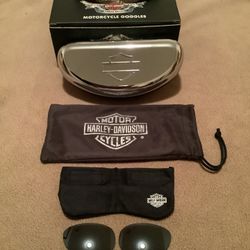 Harley-Davidson Streamline Wraparound Riding Glasses with Interchangeable Lenses