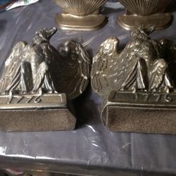 Solid Brass Bookends