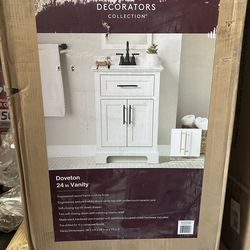 Bathroom vanity of 24 inches