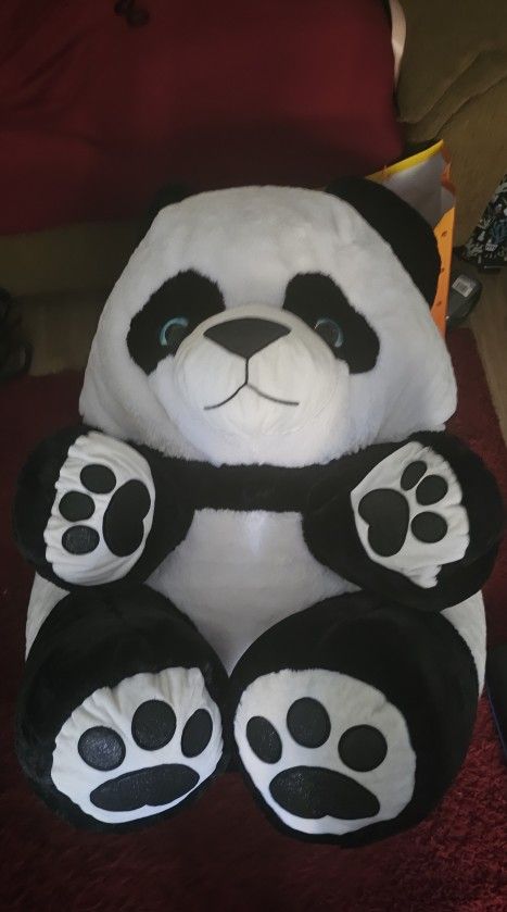 4ft / 48 in Panda Big Eyes Teddy Bear