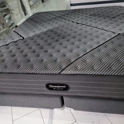 King Sizes Mattress And Box Spring Beautyrest Black 