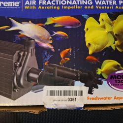 Air Fractionating Water Pump