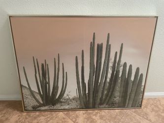 Sunset Cactus Wall Art