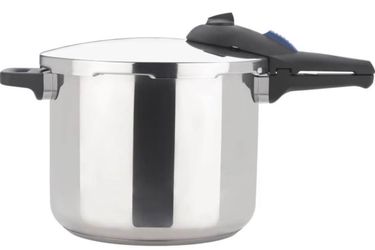 ZAVOR 10 Quart 15-PSI Stainless Steel Pressure Cooker  (handle cracked & cheaper - doesn’t effect the cooking operation)