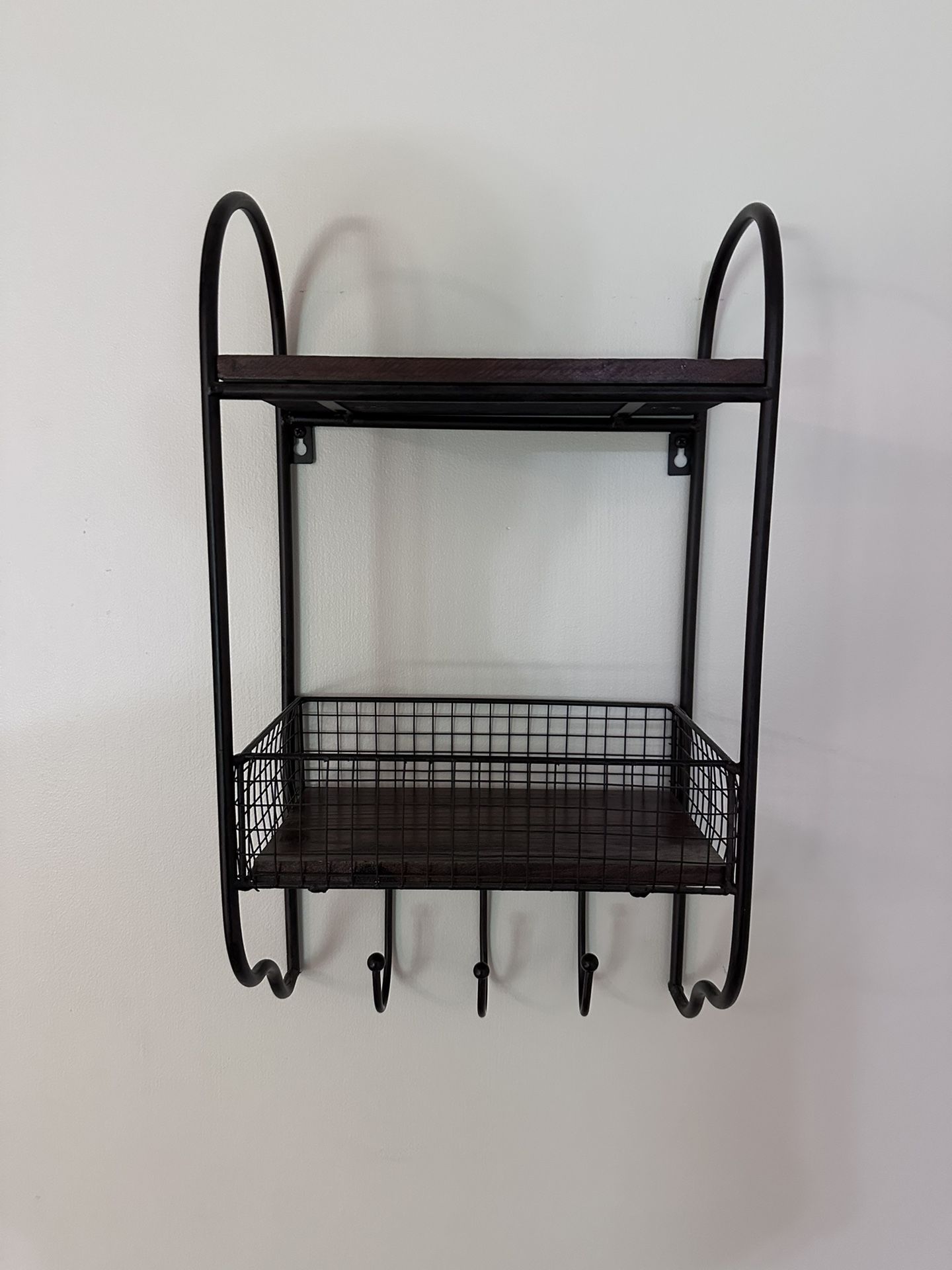 Shelf With Hooks