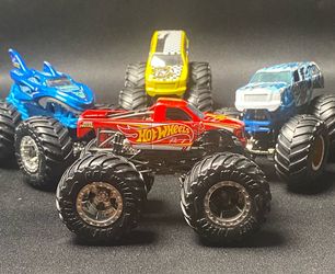 Hot Wheels Monster Trucks Lot of 4