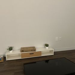 Floating TV Console Table 