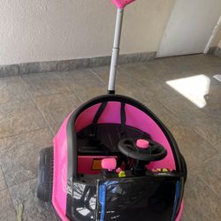 12V 3-In-1 Ride On Car Designed to Grow With Your Child-pink pink 50