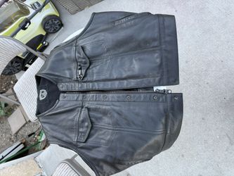 Espinoza leather vest