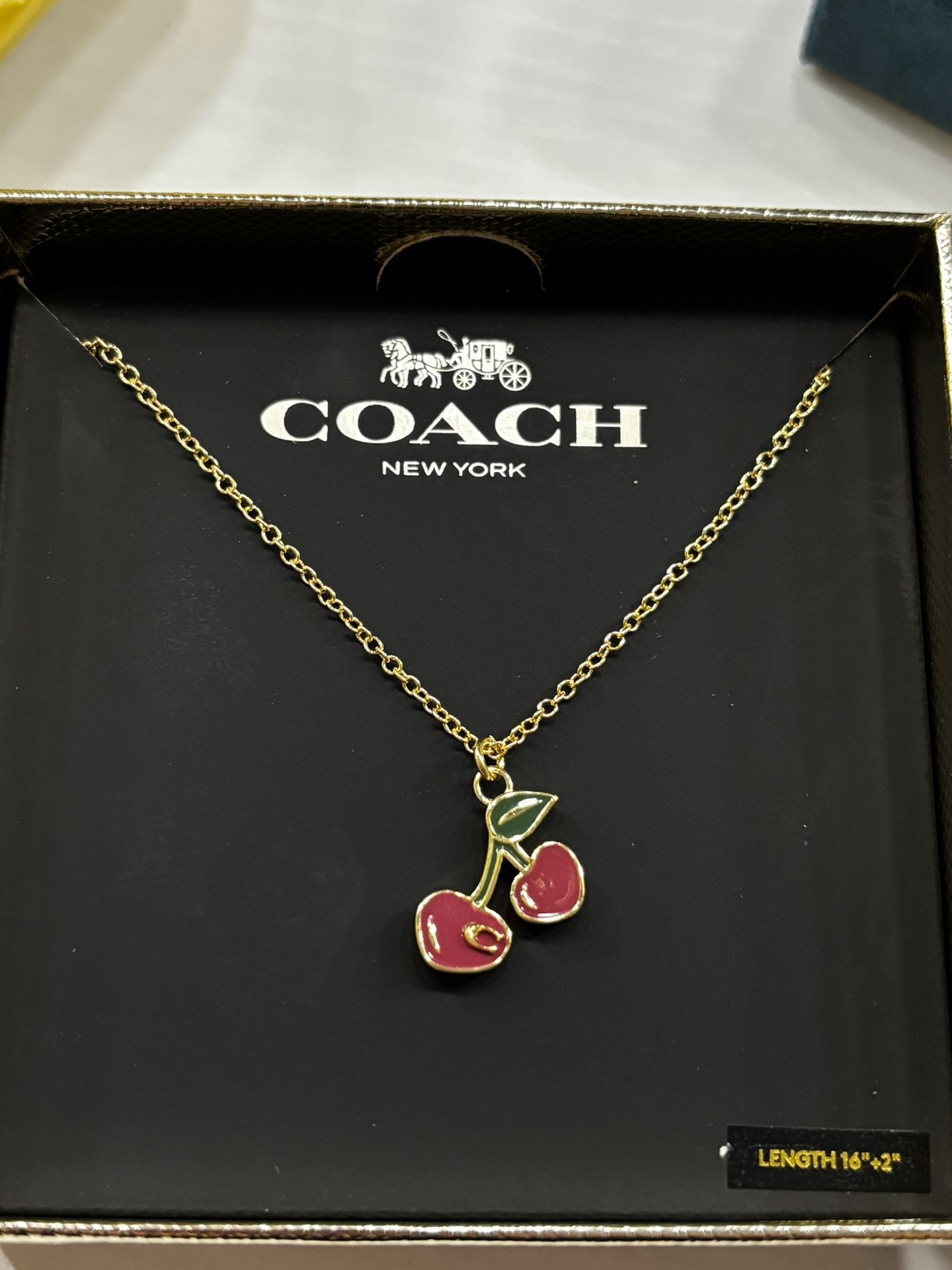 Coach Cherry Necklace