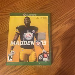 Madden 19 Xbox One Slightly Used $20