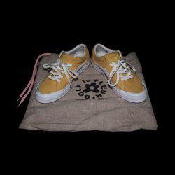 Converse & Golf Le Fleur - Vintage One Star Ox Solar Power Suede Sneaker (Men’s 4/Women’s 5) W/ Canvas Bag & Extra Shoe Laces