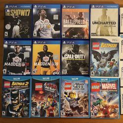 Videogames (DS, Wii, Wii U, PS4)