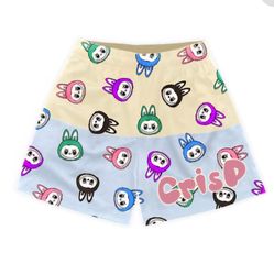 NEW in package CRISP NYC Labubu Shorts Cream Mens Large