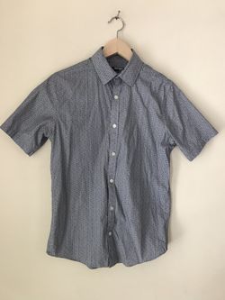 Men’s Small Short Sleeve Casual Button Down Shirts