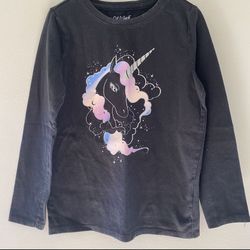 Cute Unicorn Cat & Jack  Long Sleeve Shirt - Size 6T - Used in great condition 