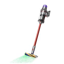The Dyson Outsize+ cordless vacuum with laser illumination