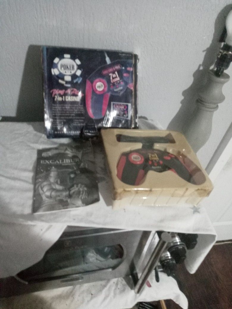 Excalibur plug and play 7 in 1 casino poker game