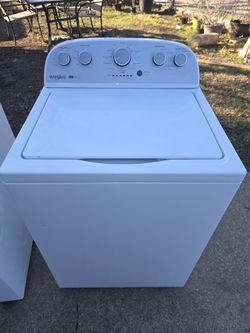 Whirlpool Washer With Removal Agitator  30 Day Warranty 