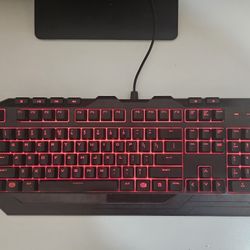 Gaming keyboard- red backlight