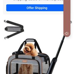 Pet Carrier With Wheels 