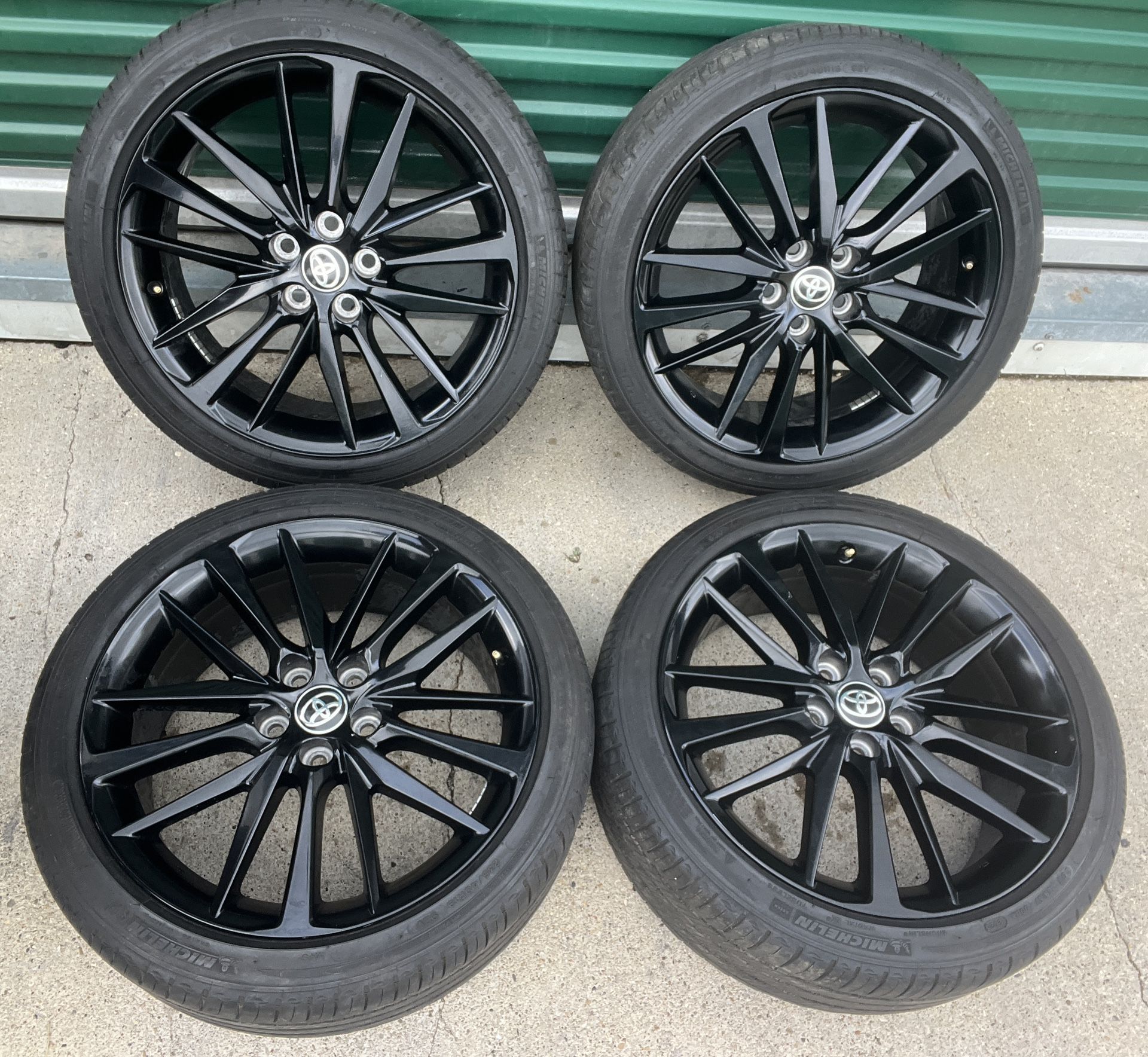 Factory Camry Rims 19” Black Toyota Camry Sport 19 inch Lexus ES Factory OEM Wheels Rims ...