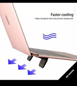 Mini Portable Invisible Laptop Holder Adjustable Cooling Stand Foldable Multifunctional Holder Pair for Laptop Notebook