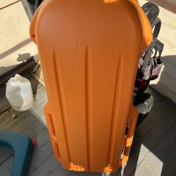 plastic slide for winter