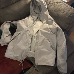 Grey Northface Zip Up