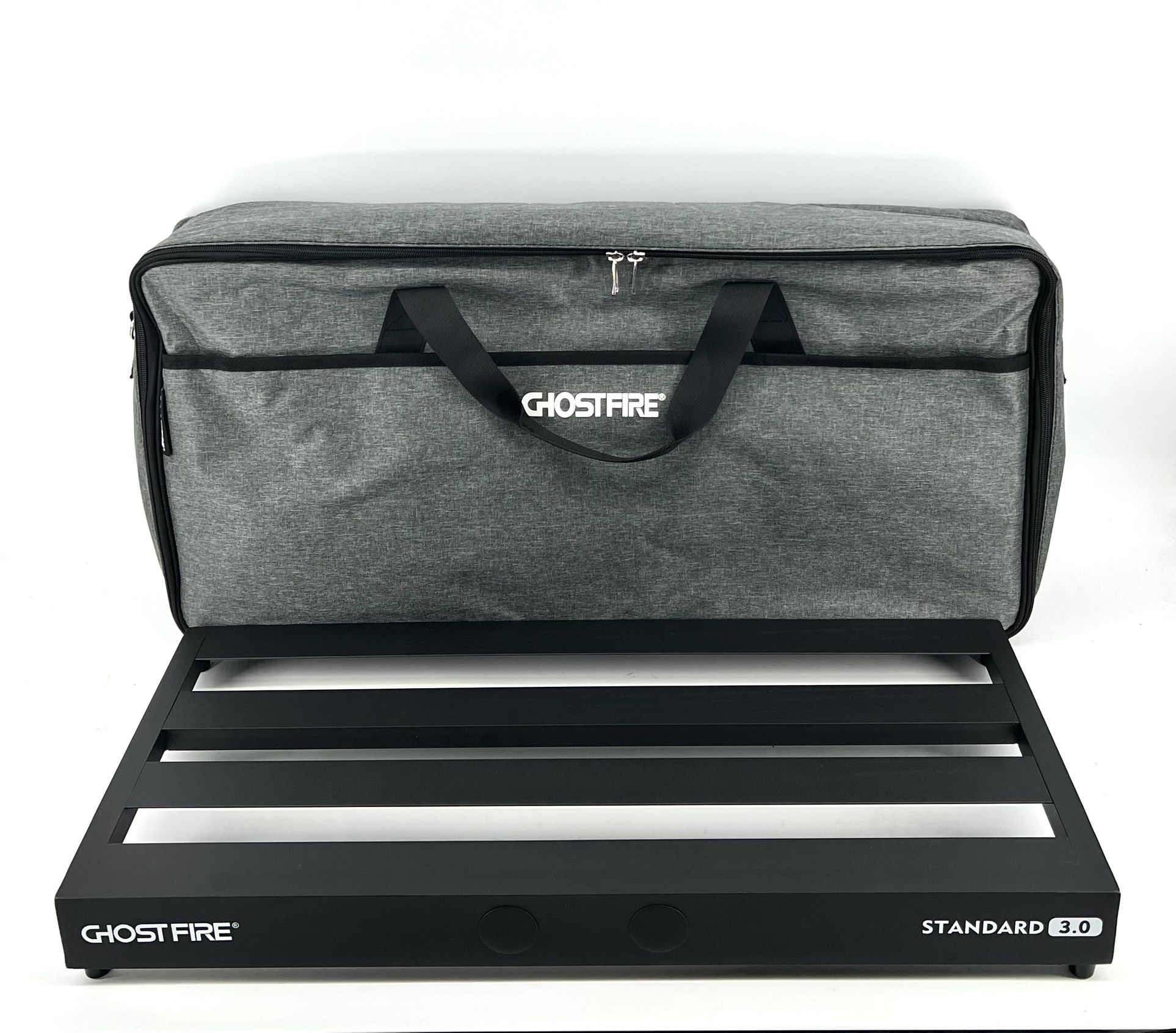 Ghost Fire Large Guitar Pedal Board Aluminum Alloy 4.21lb 27.5''x12.5'' with Carry Bag