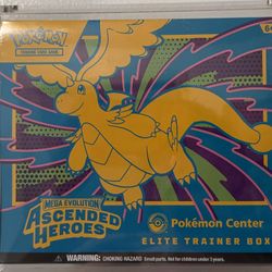 Ascended Heroes Pokemon Center Elite Trainer Box (Exclusive) - ME: Ascended Heroes (ASC) 