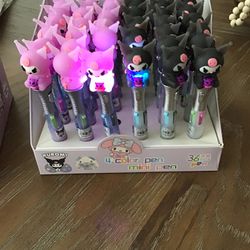 Kuromi Multi Color Light Up Pens $8 Each