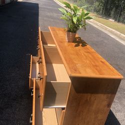Wooden Long Dresser With Big Drawers. Drawers Sliding Smoothly. Delivery Available 