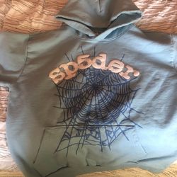 spider hoodie large