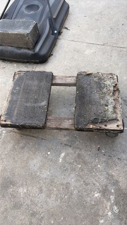 Wood dolly heavy duty