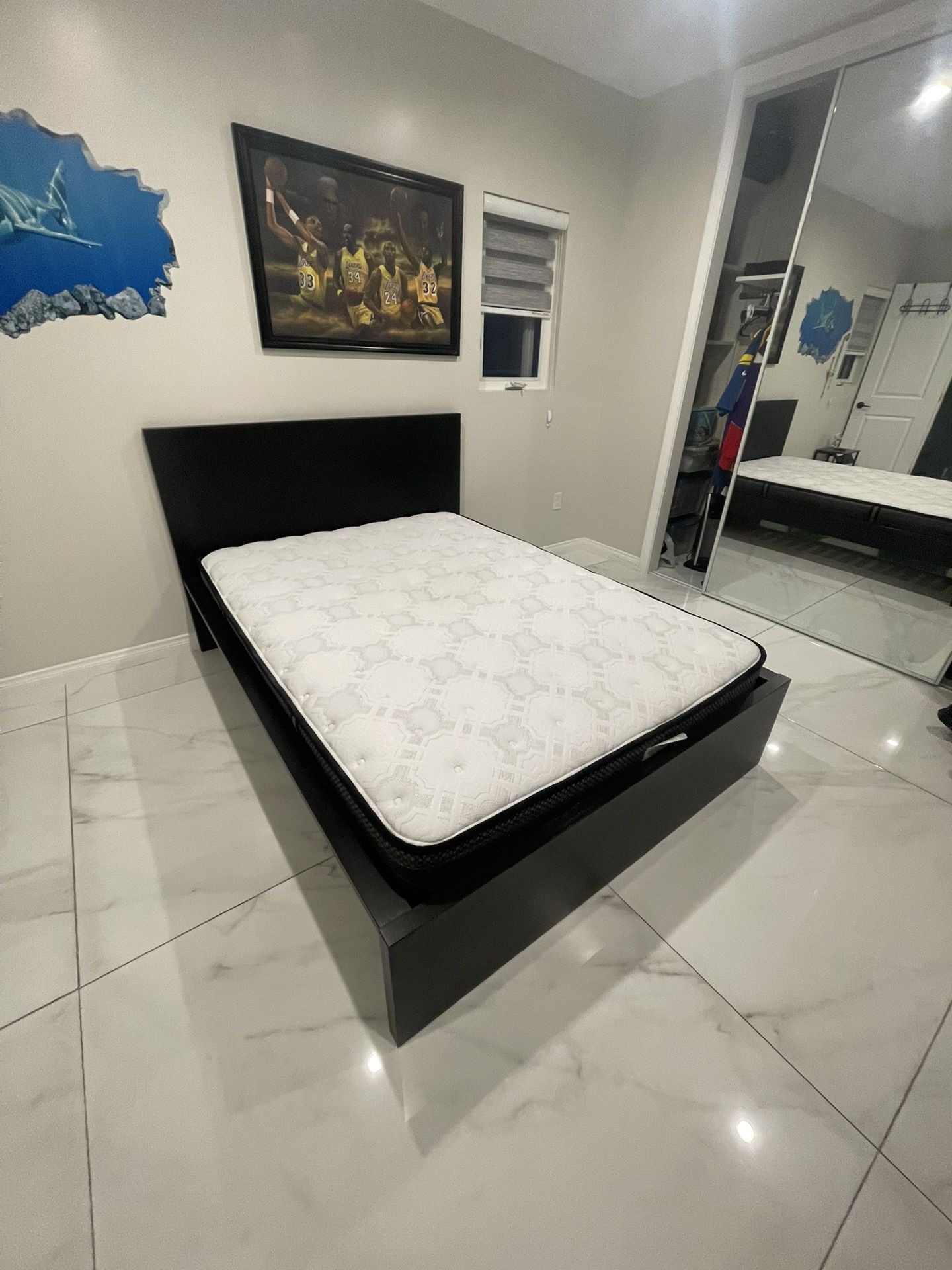 Full Bed Frame With Mattress