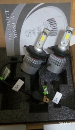 2pcs Car/Auto LED 8000LM 6500K*6 Months Warranty*Headlight Bulbs Low, High, Fog, Daytime, Luces Led, 9005, 9006, 9012, H1, H3, H7, H11, H4, 9007, H13