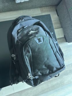 High Sierra black backpack