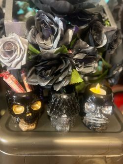 Custom Skull Tea Lite or ? Holders