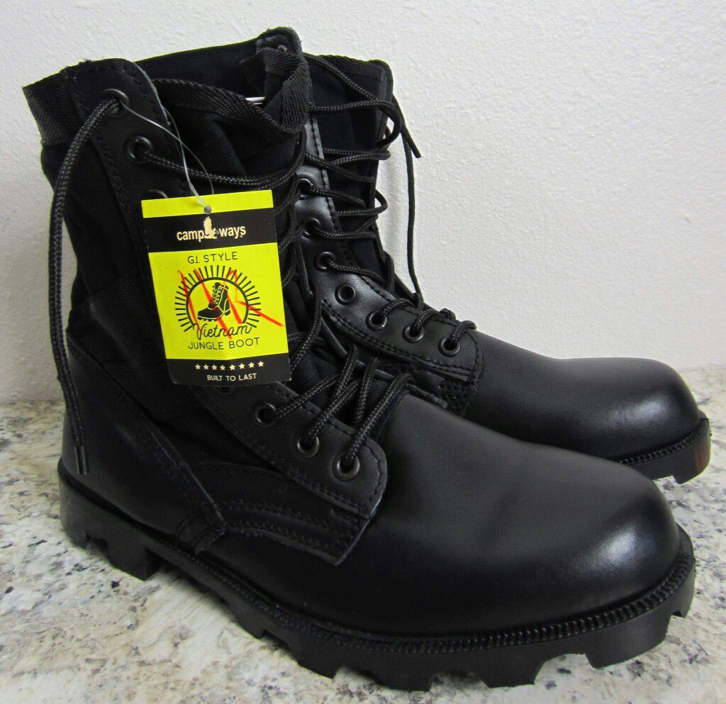 Campways G.I. Style Jungle Boot Black Sz 11R (Read for Sale in Meridian, ID - OfferUp
