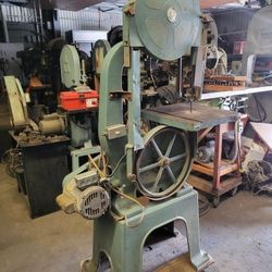 Walker Turner Driver Line 16" Band Saw With Original Cast Iron Stand Base Bandsaw Tool Tools