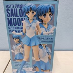 SUPER SAILOR MERCURY Banpresto Sailor Moon Glitter & Glamours Figure